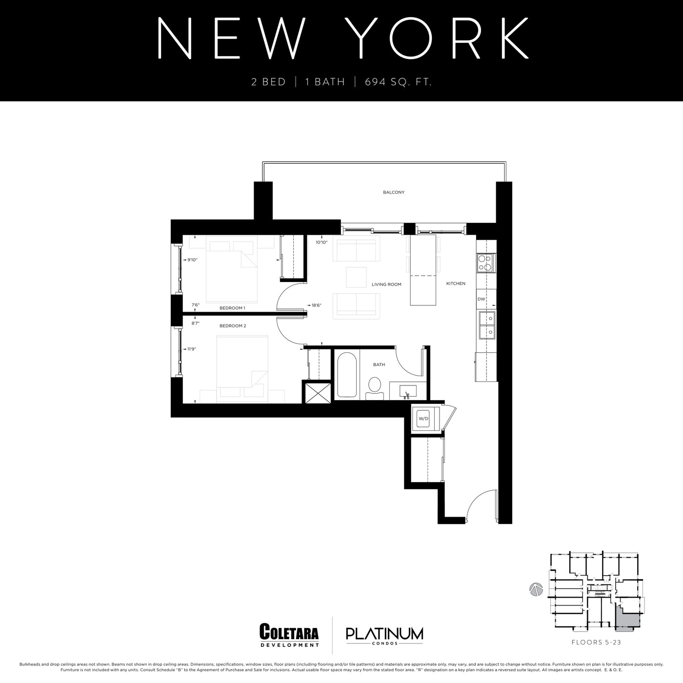 New York by Coletara floor plan