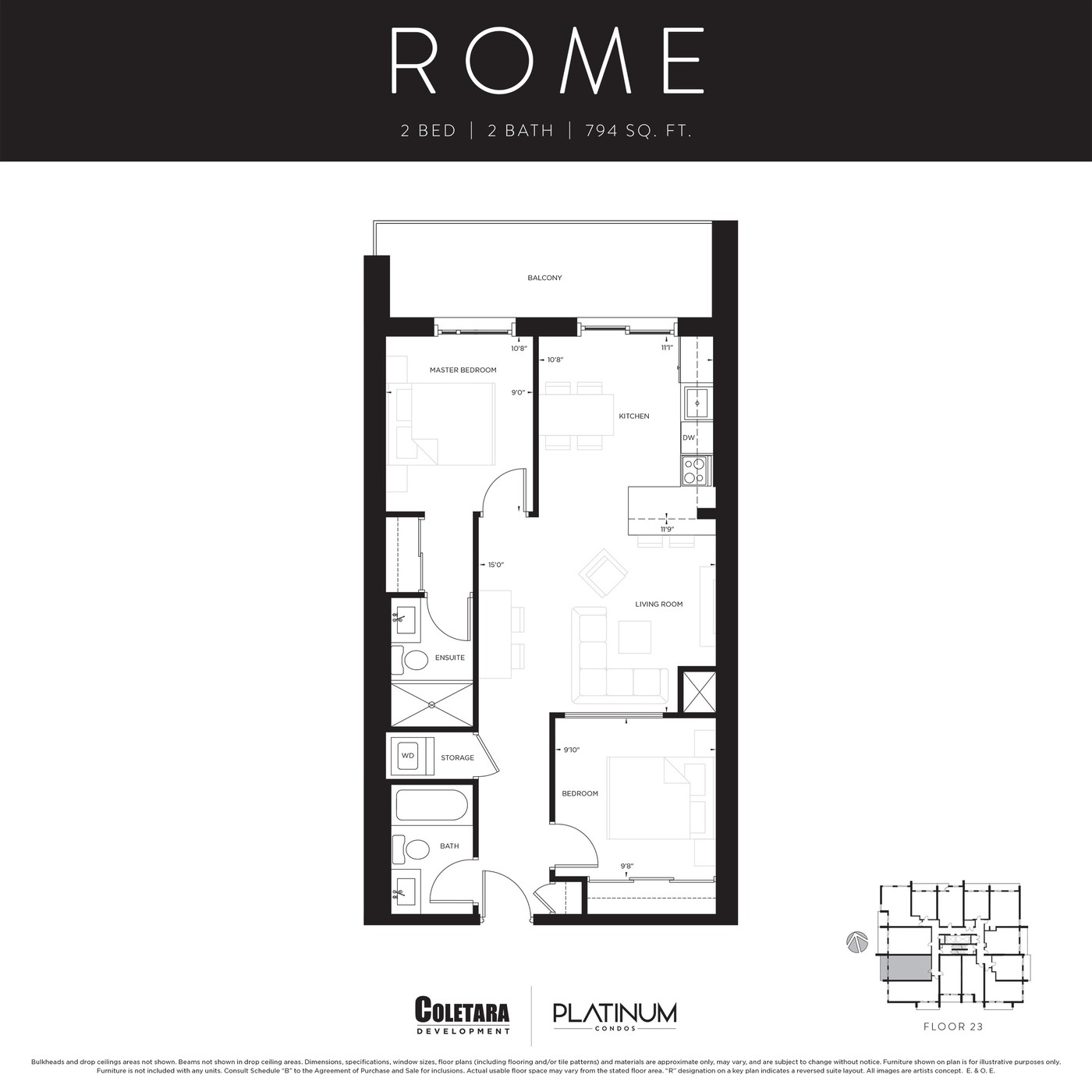 Rome by Coletara floor plan