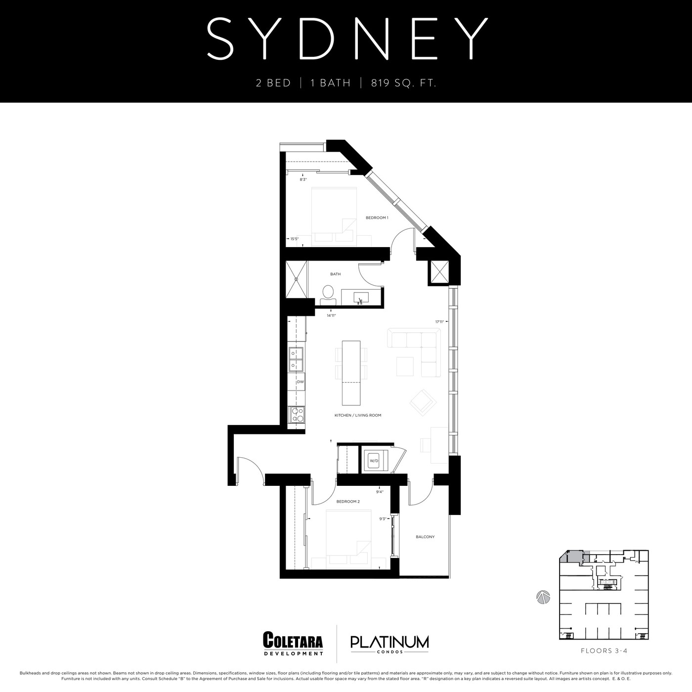 Sydney by Coletara floor plan