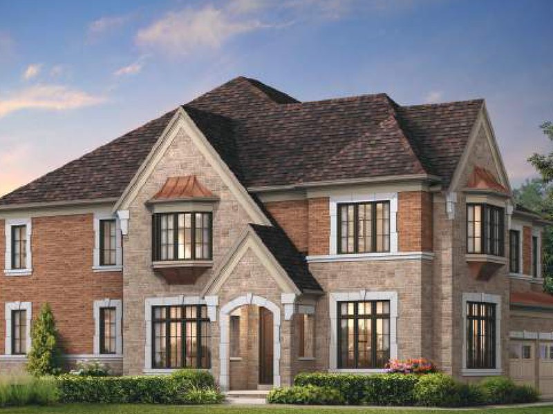 The Serrone new home model plan at the Sora Vista by CountryWide Homes in Vaughan