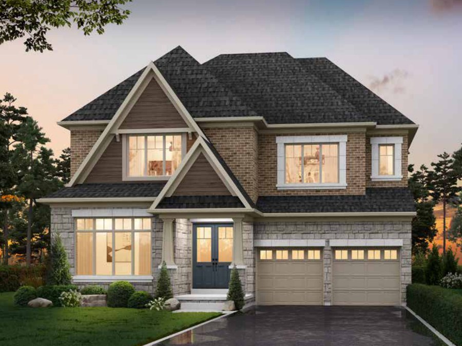 Balm floor plan at South Barrie by CountryWide Homes in Barrie, ON