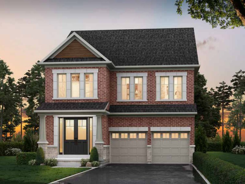 The Gables new home model plan at the South Barrie by CountryWide Homes in Barrie