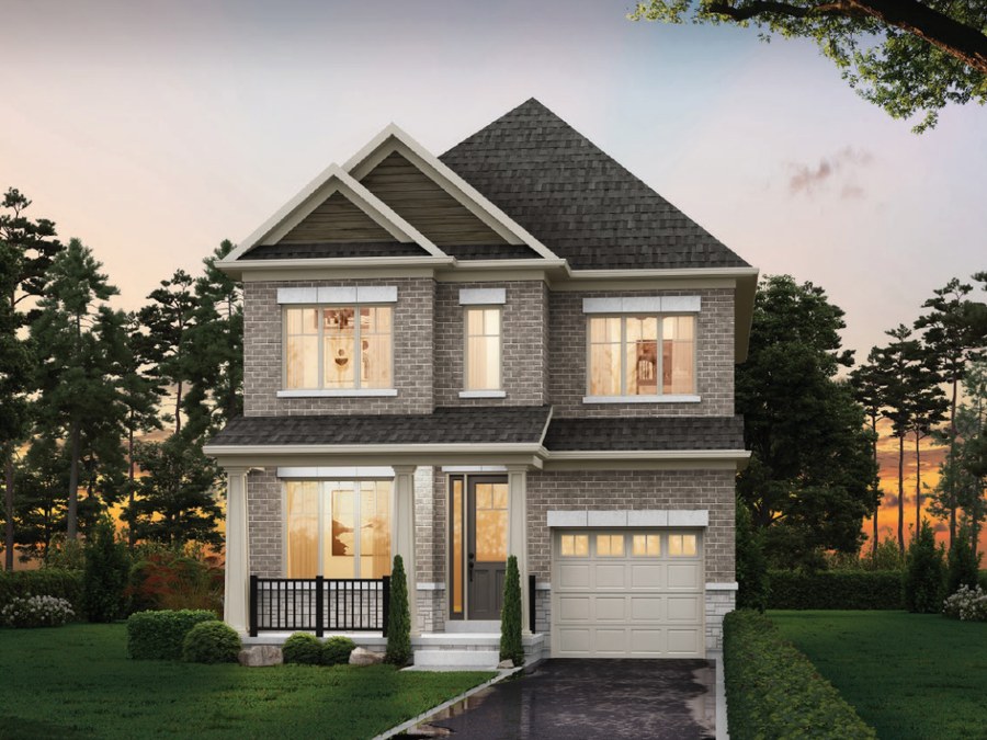 Huron floor plan at South Barrie by CountryWide Homes in Barrie, ON