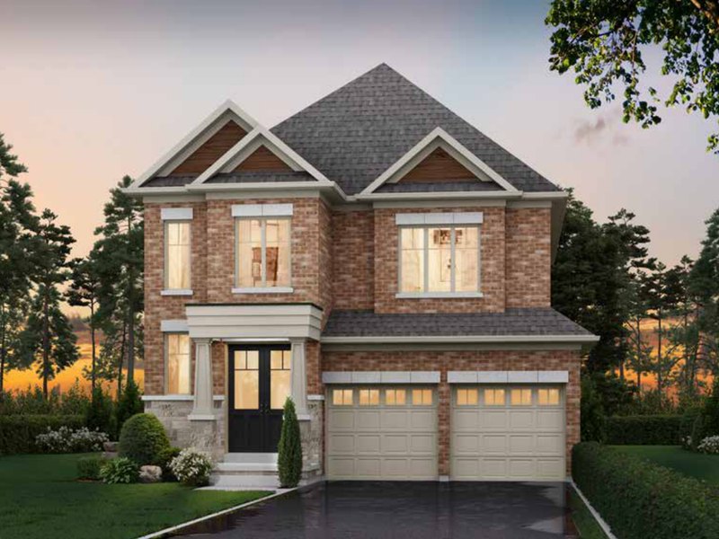 The Johnsons new home model plan at the South Barrie by CountryWide Homes in Barrie