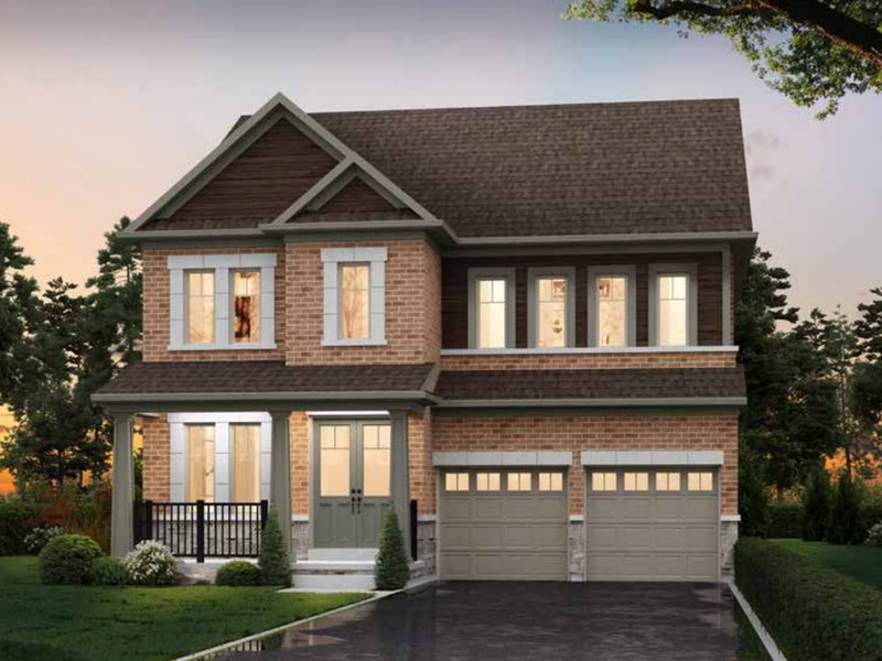 The Oro new home model plan at the South Barrie by CountryWide Homes in Barrie