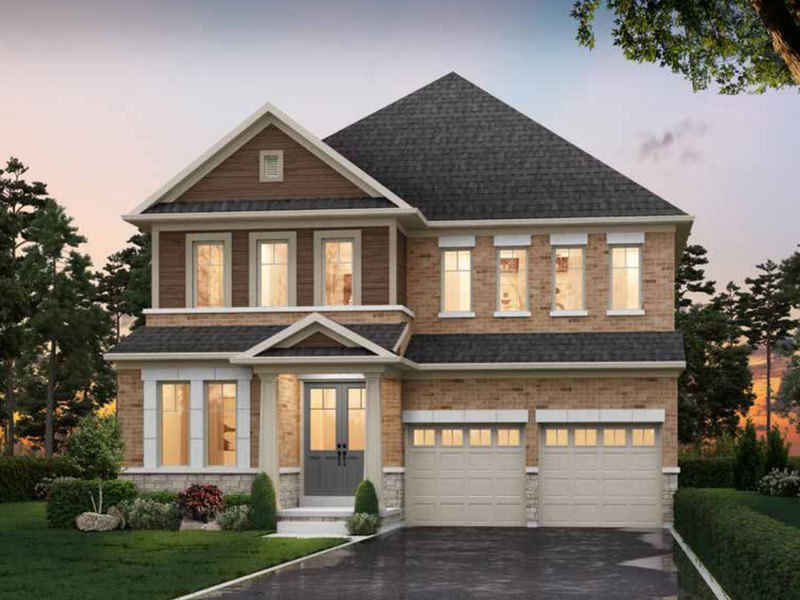 The Palm new home model plan at the South Barrie by CountryWide Homes in Barrie