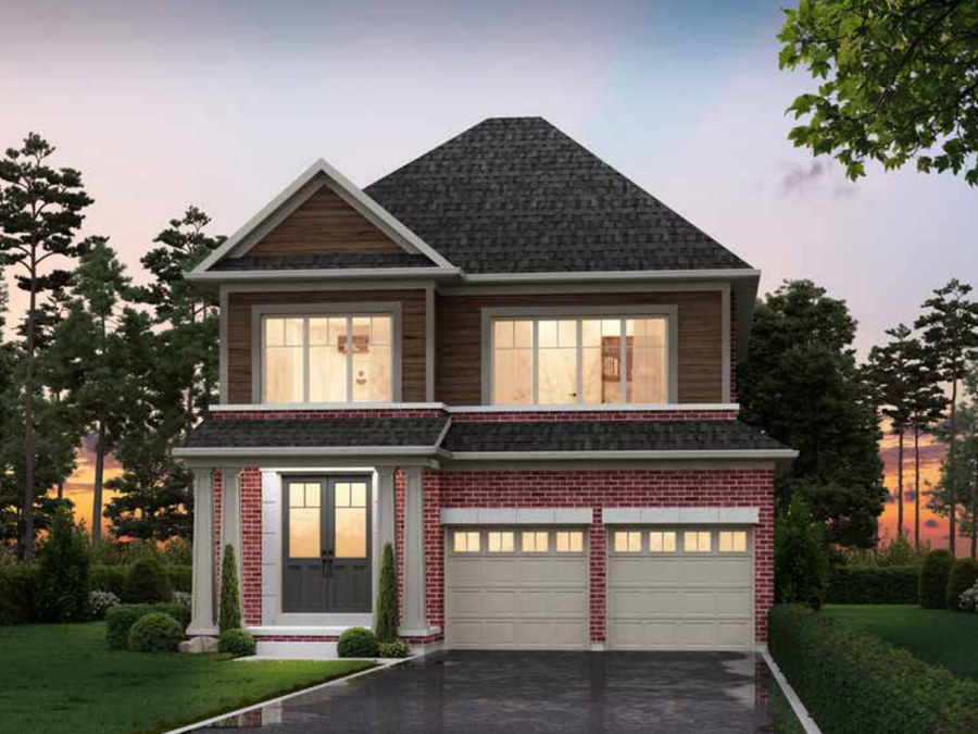 Woodland floor plan at South Barrie by CountryWide Homes in Barrie, ON