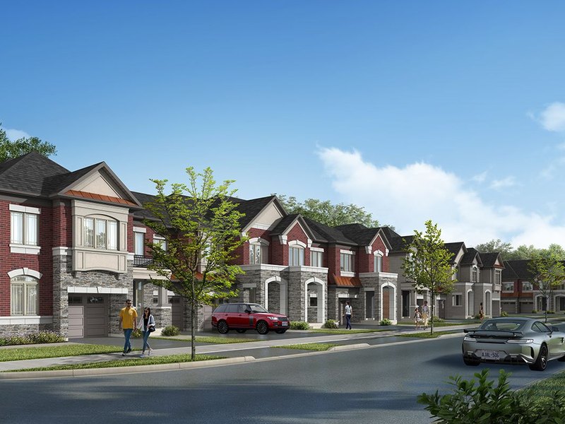 The Edenvale new home model plan at the Woodend Place by CountryWide Homes in Vaughan
