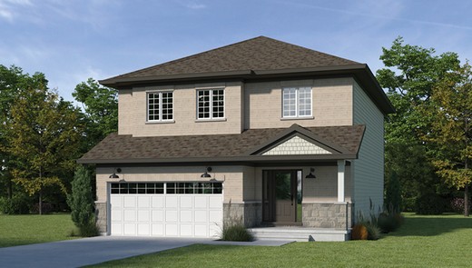 The The Aspen new home model plan at the Meadow Heights by Dunsire Developments in Port Colborne