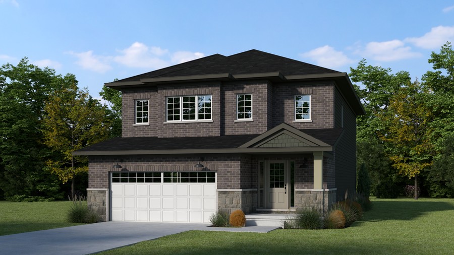 The Primrose floor plan at Meadow Heights by Dunsire Developments in Port Colborne, ON