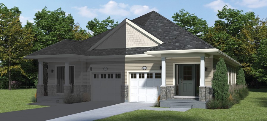 Wallflower floor plan at Meadow Heights by Dunsire Developments in Port Colborne, ON