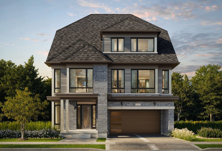 The Altavida new home model plan at the Nava by DiGreen Homes in Oakville