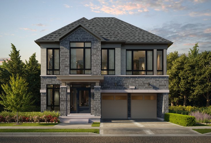 The Marvella new home model plan at the Nava by DiGreen Homes in Oakville