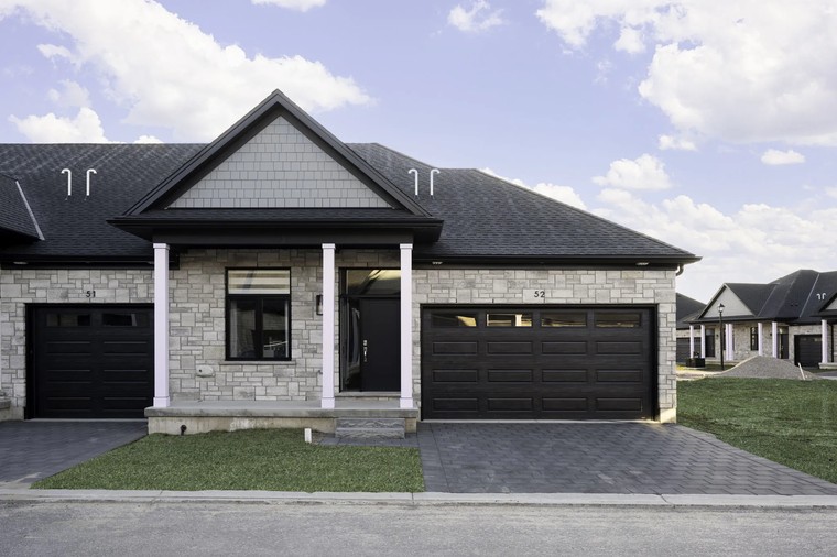 The The Port new home model plan at the The Landings Condos by Domus Developments in Port Stanley