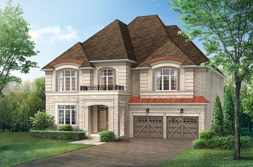 The Rosewood new home model plan at the Princeton Heights by Fernbrook Homes in Aurora