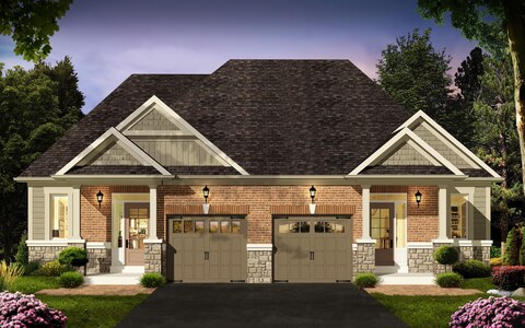 The The Orchard 1 new home model plan at the Sunnidale Wasaga Beach by Red Berry Homes in Wasaga Beach