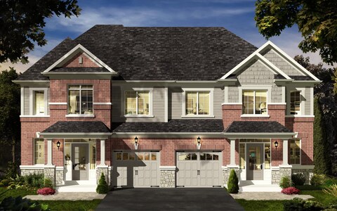 The The Orchard 4 new home model plan at the Sunnidale Wasaga Beach by Red Berry Homes in Wasaga Beach
