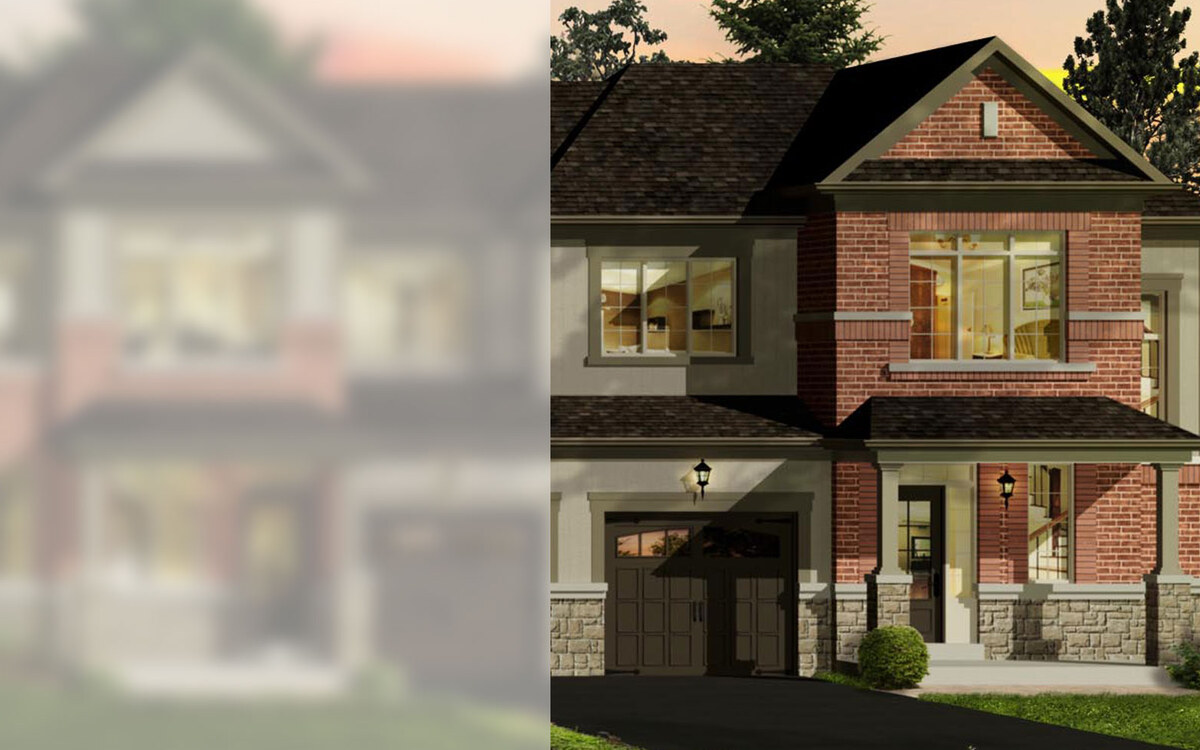Sunnidale townhome exterior elevation