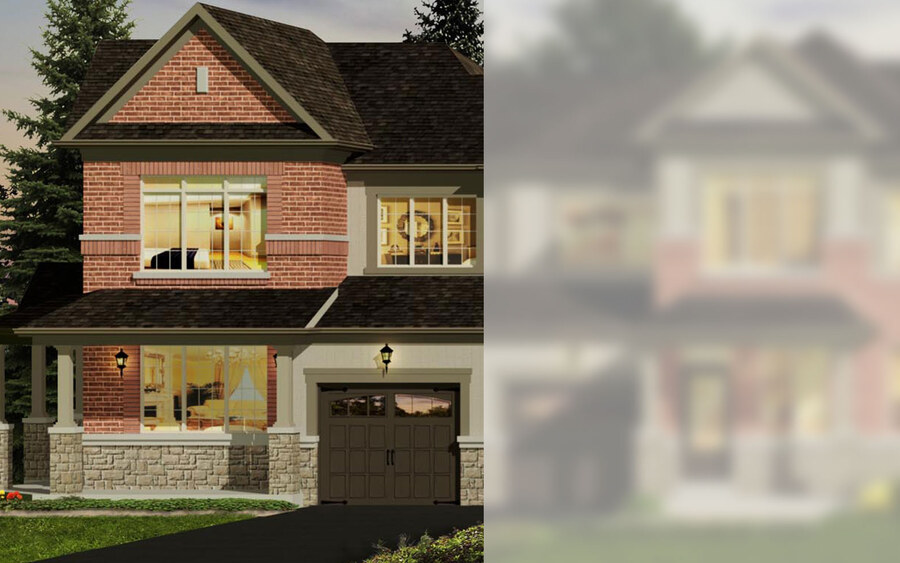 The Parkland 4 floor plan at Sunnidale Wasaga Beach by Red Berry Homes in Wasaga Beach, Ontario