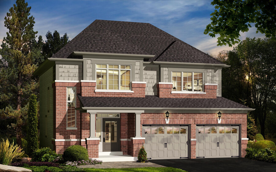 The Woodland 2 floor plan at Sunnidale Wasaga Beach by Red Berry Homes in Wasaga Beach, Ontario