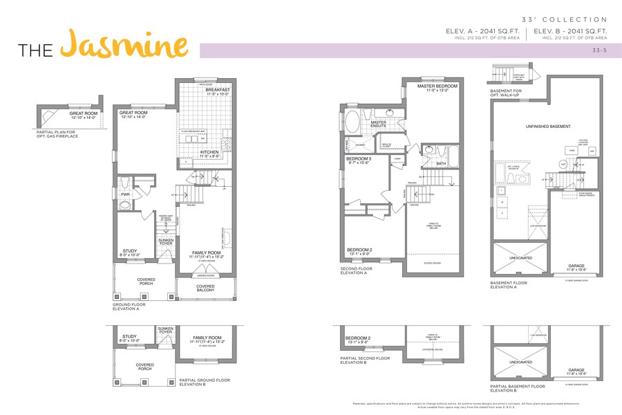 Jasmine by Highcastle Homes floor plan