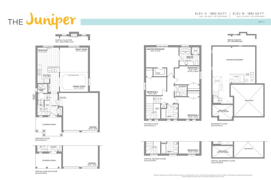 Juniper by Highcastle Homes floor plan