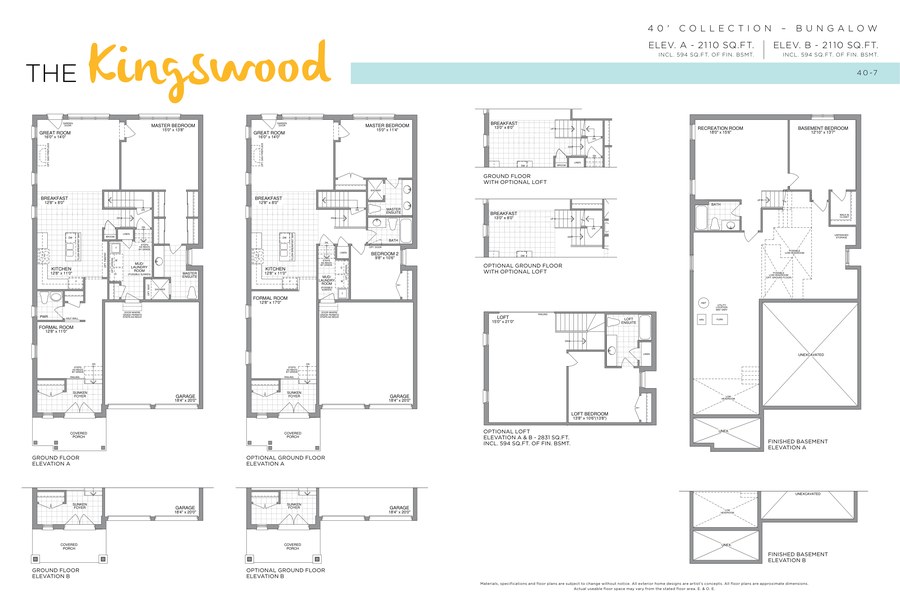 Kingswood by Highcastle Homes floor plan