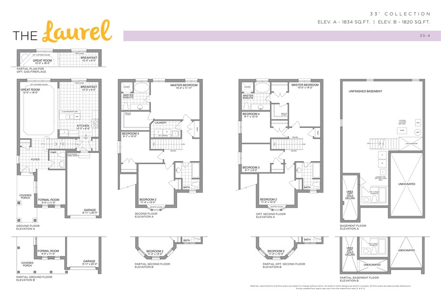 Laurel by Highcastle Homes floor plan