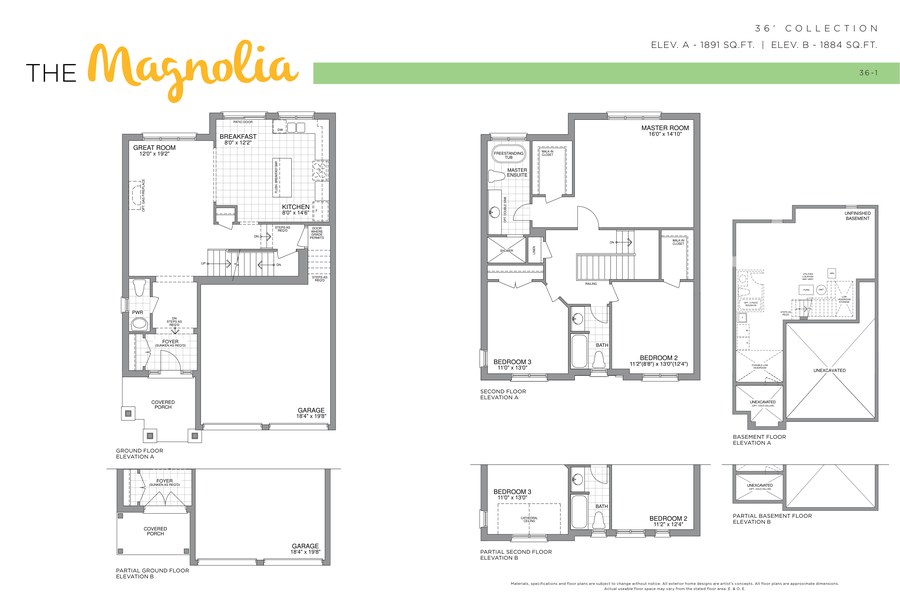 Magnolia by Highcastle Homes floor plan