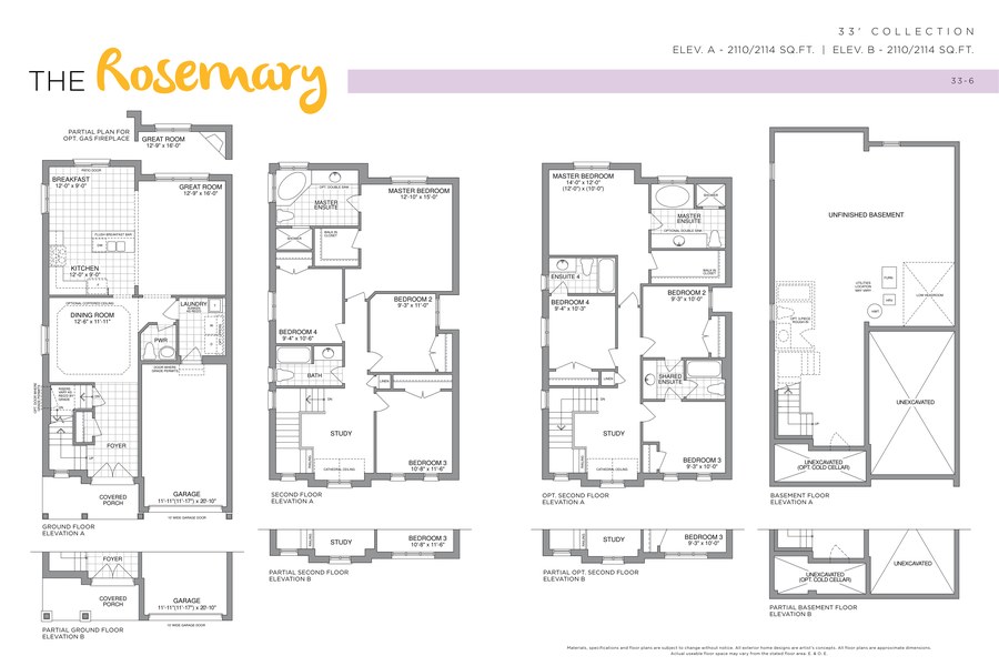 Rosemary by Highcastle Homes floor plan