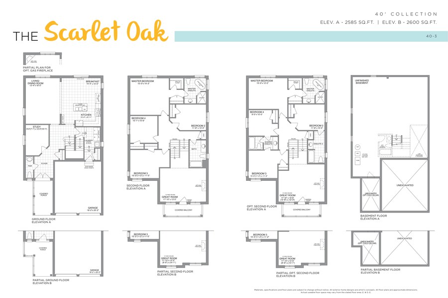 Scarlet Oak by Highcastle Homes floor plan