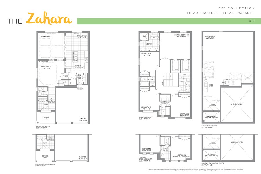 Zahara by Highcastle Homes floor plan