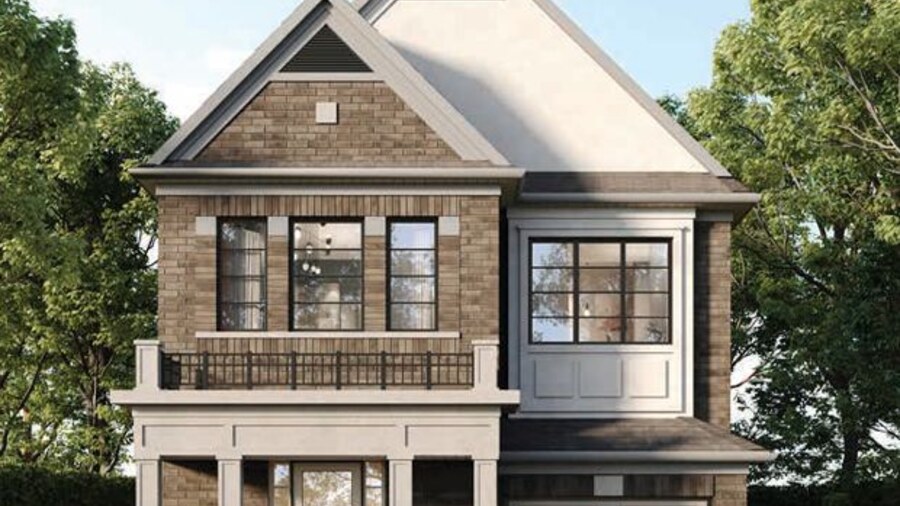 The The Logan new home model plan at the Milton Village by Great Gulf in Milton