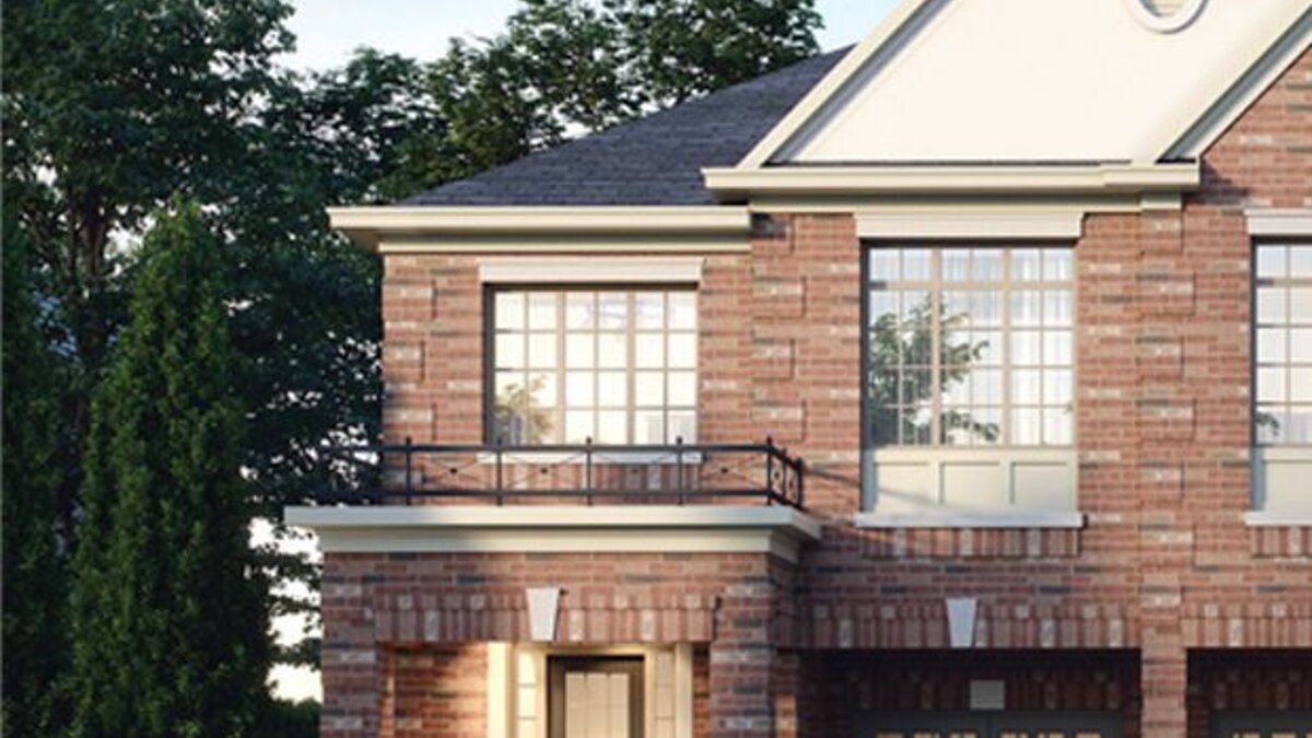 The Oakview floor plan at Milton Village by Great Gulf in Milton, Ontario