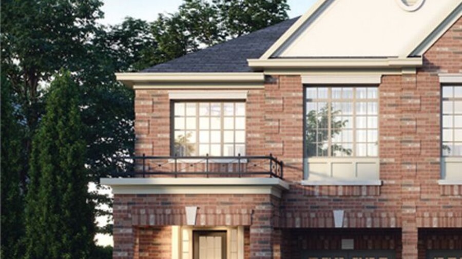 The The Oakview new home model plan at the Milton Village by Great Gulf in Milton