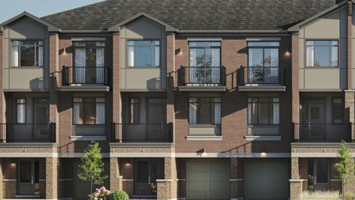 The Hillside floor plan at Reva Westfield by Great Gulf in Brampton, Ontario