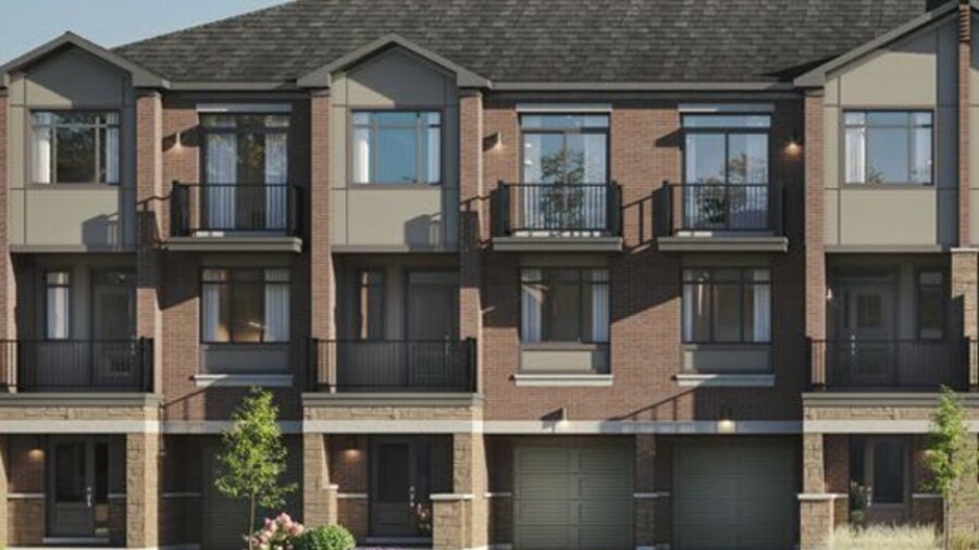 The The Hillside new home model plan at the Reva Westfield by Great Gulf in Brampton