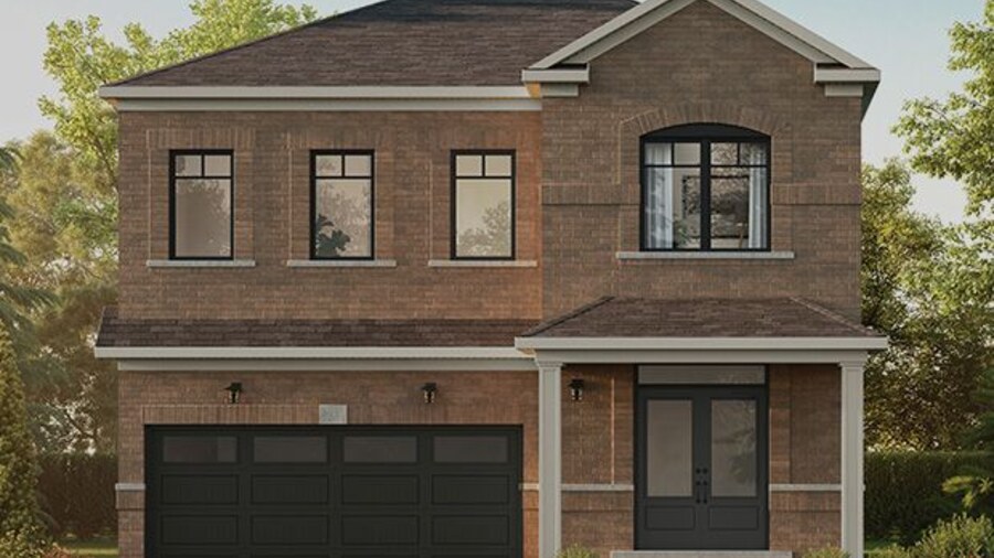 The The Haley new home model plan at the Five Creeks Estates by Great Gulf in Orangeville