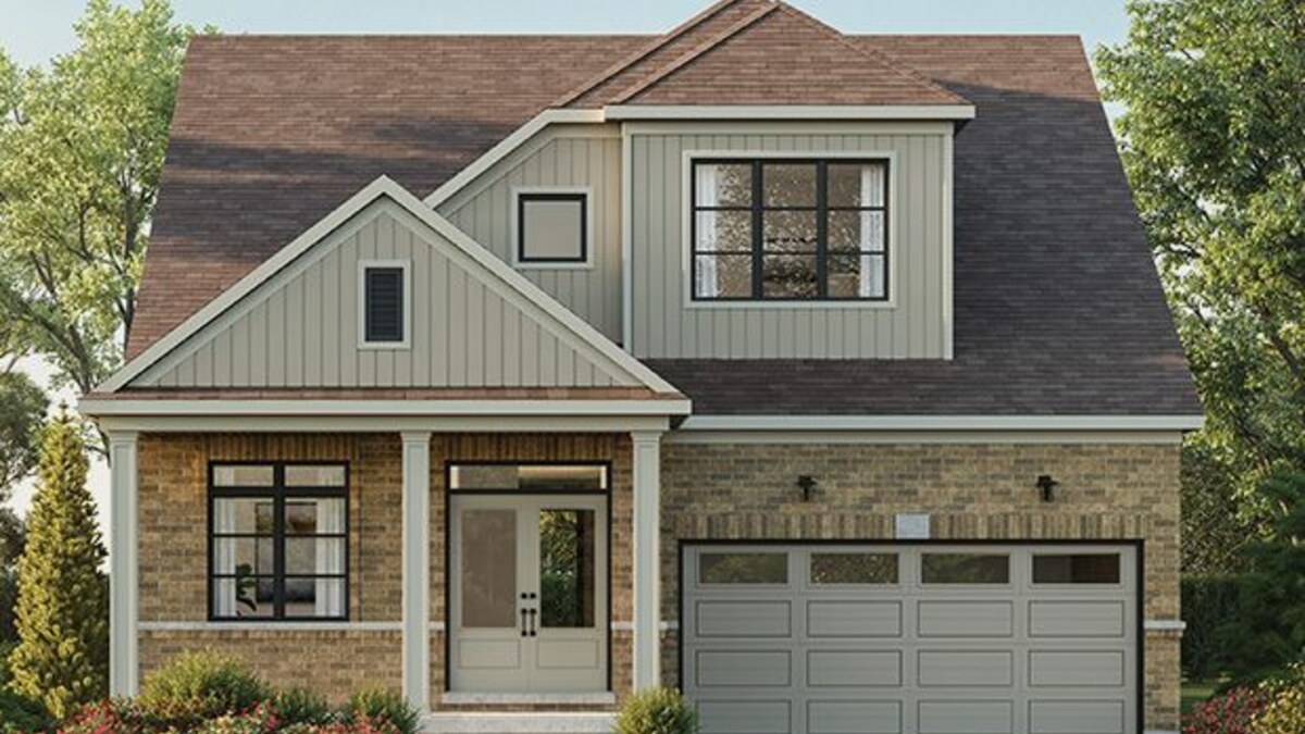 The Riverside floor plan at Five Creeks Estates by Great Gulf in Orangeville, Ontario