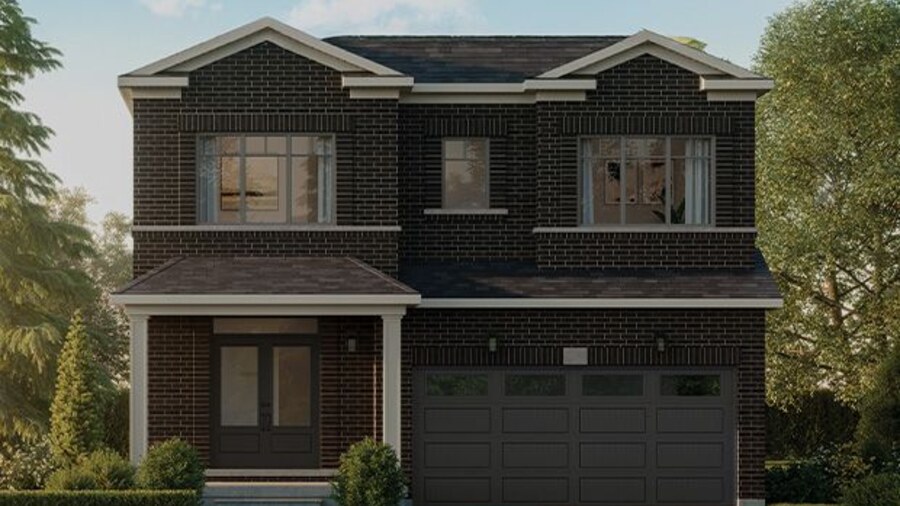 The The Springbrook new home model plan at the Five Creeks Estates by Great Gulf in Orangeville