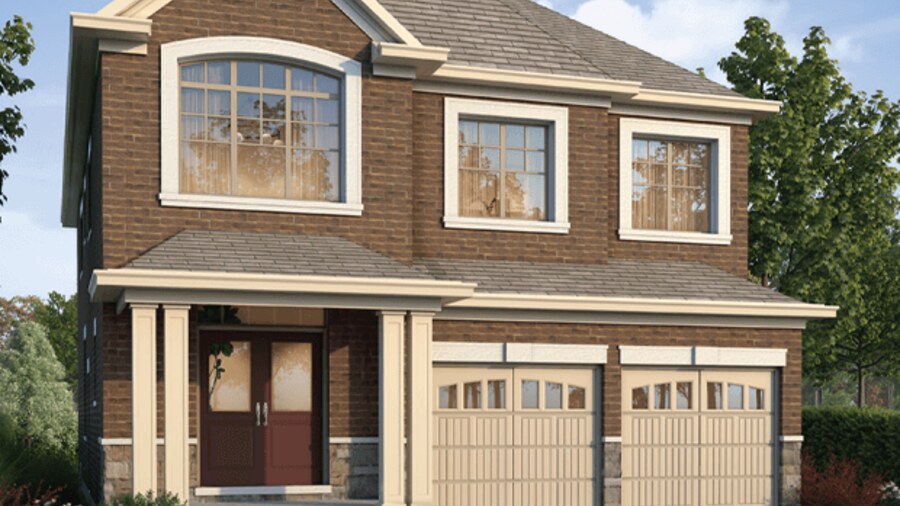 The The Devon new home model plan at the Westfield by Great Gulf in Brampton