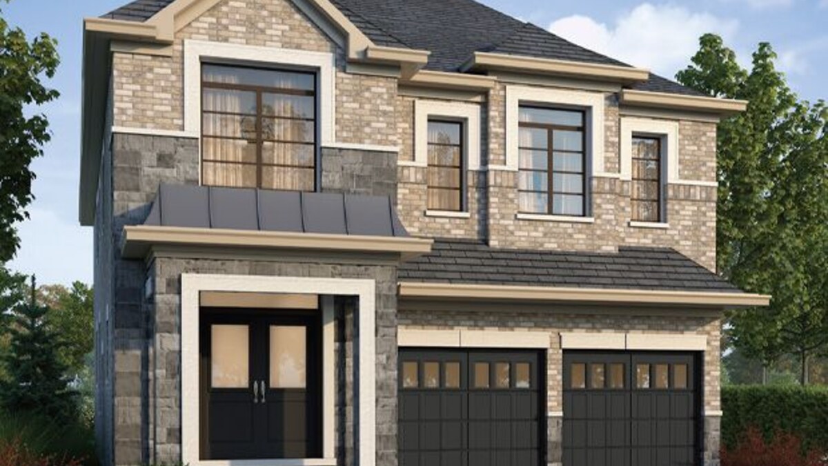 The Enfield floor plan at Westfield by Great Gulf in Brampton, Ontario