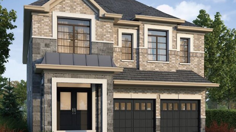 The The Enfield new home model plan at the Westfield by Great Gulf in Brampton