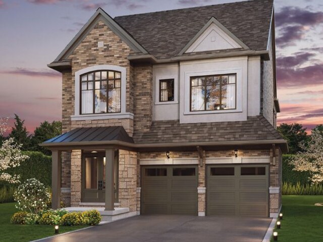 The Aberdeen floor plan at Oakpointe by Great Gulf in Oakville, ON