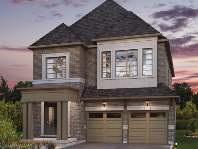 The Purdue floor plan at Oakpointe by Great Gulf in Oakville, ON