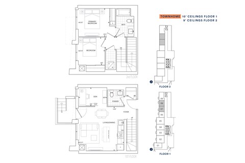 The TH920 new home model plan at the Thompson Towers Spring Tower by Greenpark in Milton