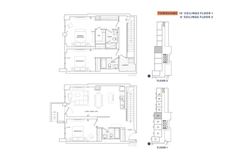 The TH1733 new home model plan at the Thompson Towers Spring Tower by Greenpark in Milton