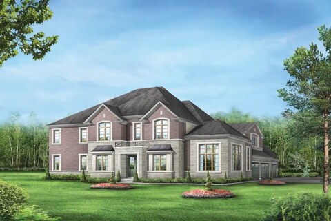 The Roma 12 new home model plan at the Triple Crown Estates by Greenpark in King City