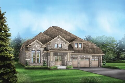The Ocean 2 new home model plan at the Triple Crown Estates by Greenpark in King City