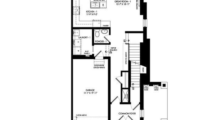 The TH-01C new home model plan at the Shaw Valley Towns (MP) by MacPherson Builders in St. Thomas